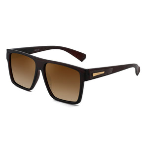 Retro Oversized Square Polarized Sunglasses Women Men Brand Design Driving Big Large Sunglasses for Women Men Black