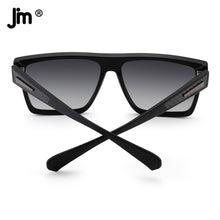 Carica l&#39;immagine nel visualizzatore di Gallery, Retro Oversized Square Polarized Sunglasses Women Men Brand Design Driving Big Large Sunglasses for Women Men Black