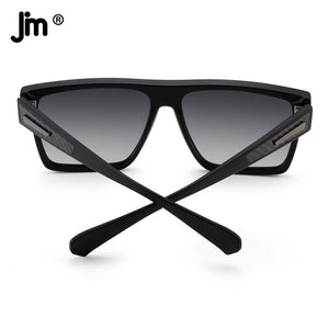 Retro Oversized Square Polarized Sunglasses Women Men Brand Design Driving Big Large Sunglasses for Women Men Black