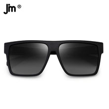 Carica l&#39;immagine nel visualizzatore di Gallery, Retro Oversized Square Polarized Sunglasses Women Men Brand Design Driving Big Large Sunglasses for Women Men Black
