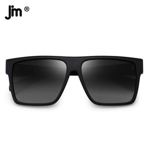 Retro Oversized Square Polarized Sunglasses Women Men Brand Design Driving Big Large Sunglasses for Women Men Black