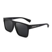 Carica l&#39;immagine nel visualizzatore di Gallery, Retro Oversized Square Polarized Sunglasses Women Men Brand Design Driving Big Large Sunglasses for Women Men Black