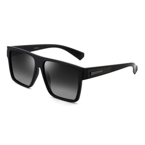 Retro Oversized Square Polarized Sunglasses Women Men Brand Design Driving Big Large Sunglasses for Women Men Black