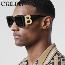 Load image into Gallery viewer, Retro Oversized Square Sunglasses Ladies Iuxury Brand Big Frame Men&#39;s Sunglasses Black Gradient Female Glasses Oculos