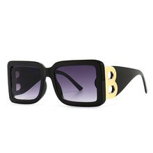 Load image into Gallery viewer, Retro Oversized Square Sunglasses Ladies Iuxury Brand Big Frame Men&#39;s Sunglasses Black Gradient Female Glasses Oculos