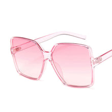 Load image into Gallery viewer, Retro Oversized Square Sunglasses Popular Ladies  Brand Big Frame Ladies Sunglasses Black Gradient Female Glasses