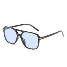 Load image into Gallery viewer, Retro Oversized Square Sunglasses Women Men 2023 Double Bridges Eyewear UV400 Popular ins Shades Sun Glasses