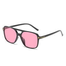 Load image into Gallery viewer, Retro Oversized Square Sunglasses Women Men 2023 Double Bridges Eyewear UV400 Popular ins Shades Sun Glasses