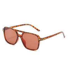 Load image into Gallery viewer, Retro Oversized Square Sunglasses Women Men 2023 Double Bridges Eyewear UV400 Popular ins Shades Sun Glasses