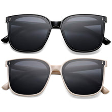 Load image into Gallery viewer, Retro Oversized Square Sunglasses for Women Men Trendy Classic Style Black  Sun Glasses UV400 Protection