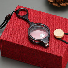 Load image into Gallery viewer, Retro Pendant Foldable Circular Gift For Partents Hanging Neck Glasses Presbyopic Glasses Reading Glasses Mini Elderly Glasses