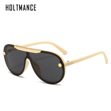 Load image into Gallery viewer, Retro Photochromic Large Frame One Piece Women Sunglasses Oval Band Design Plastic Sunglass Vintage Summer Driving UV400