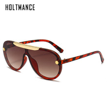 Load image into Gallery viewer, Retro Photochromic Large Frame One Piece Women Sunglasses Oval Band Design Plastic Sunglass Vintage Summer Driving UV400