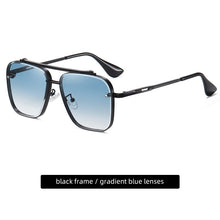 Load image into Gallery viewer, Retro Pilot Sunglasses Men Brand Designer Metal Double Bridge Sun Glasses Vintage Anti-UV400 Male Sunglass Oculos Gafas With Box