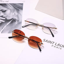 Load image into Gallery viewer, Retro Pilot Sunglasses Women  Brand Designer Vintage Rimless Sun glasses Men Classic Shades Eyewear UV400 Gafas De Sol