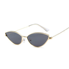 Carica l&#39;immagine nel visualizzatore di Gallery, Retro Pink Cat Eye Sunglasses Women  Brand Designer Metal Frame Circle Sun Glasses Female Clear Shades Oculos