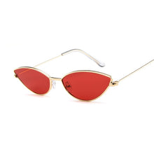 Carica l&#39;immagine nel visualizzatore di Gallery, Retro Pink Cat Eye Sunglasses Women  Brand Designer Metal Frame Circle Sun Glasses Female Clear Shades Oculos