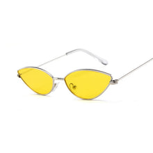 Carica l&#39;immagine nel visualizzatore di Gallery, Retro Pink Cat Eye Sunglasses Women  Brand Designer Metal Frame Circle Sun Glasses Female Clear Shades Oculos