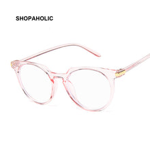 Load image into Gallery viewer, Retro Plastic Frame Eyeglasses Oversized Clear Lens Glasses Men Women Transparent Optical Cat Eye Glasses Frames Spectacle