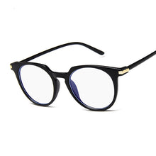 Load image into Gallery viewer, Retro Plastic Frame Eyeglasses Oversized Clear Lens Glasses Men Women Transparent Optical Cat Eye Glasses Frames Spectacle