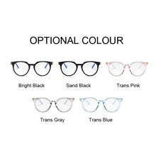 Load image into Gallery viewer, Retro Plastic Frame Eyeglasses Oversized Clear Lens Glasses Men Women Transparent Optical Cat Eye Glasses Frames Spectacle