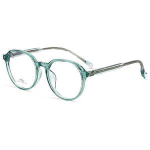 Retro Plate Round Glasses Frame Men's Transparent Women's Wide-Sided Ultra-Light Optical Prescription Glasses Frame 2312