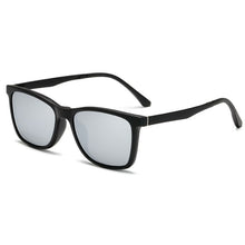 Load image into Gallery viewer, Retro Polarized Sunglasses Set Mirror Magnetic Prescription Glasses Frame Square One Mirror Dual-Use Sunglasses Driving 2122