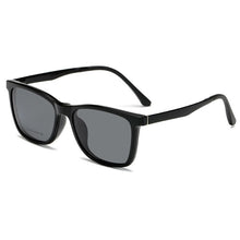 Load image into Gallery viewer, Retro Polarized Sunglasses Set Mirror Magnetic Prescription Glasses Frame Square One Mirror Dual-Use Sunglasses Driving 2122