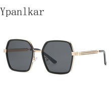 Load image into Gallery viewer, Retro Polygon Net Red Glasses Sunglasses for Men and Women 9181 Korean Ocean Film Sunglasses