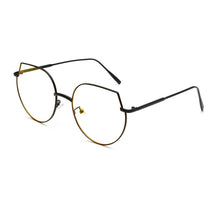 Load image into Gallery viewer, Retro Polygonal Cat Ear Women Oversized Reading Glasses +0.75 +1 +1.25 +1.5 +1.75 +2 +2.25 +2.5 +2.75 +3 +3.25 +3.5 +3.75 +4To+6