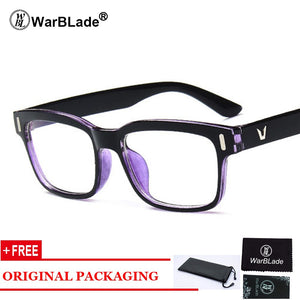 Retro Rectangle Eyeglasses Optical Frames Clear Lens Black Glasses Leopard Square Eyewear Spectacle Frames For Women Men