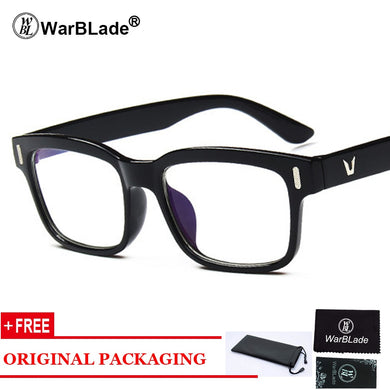 Retro Rectangle Eyeglasses Optical Frames Clear Lens Black Glasses Leopard Square Eyewear Spectacle Frames For Women Men