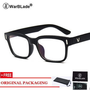 Retro Rectangle Eyeglasses Optical Frames Clear Lens Black Glasses Leopard Square Eyewear Spectacle Frames For Women Men