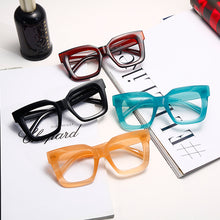 Load image into Gallery viewer, Retro Rectangle Glasses Frame Women Designer Oversized Spectacles Frames Men Steampunk Eyeglasses