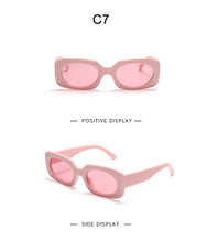 Load image into Gallery viewer, Retro Rectangle Sunglasses  Women Men Vintage Sun Glasses UV400 Goggle Shades Oval Lens Eyewear Gafas De Sol