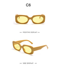 Load image into Gallery viewer, Retro Rectangle Sunglasses  Women Men Vintage Sun Glasses UV400 Goggle Shades Oval Lens Eyewear Gafas De Sol
