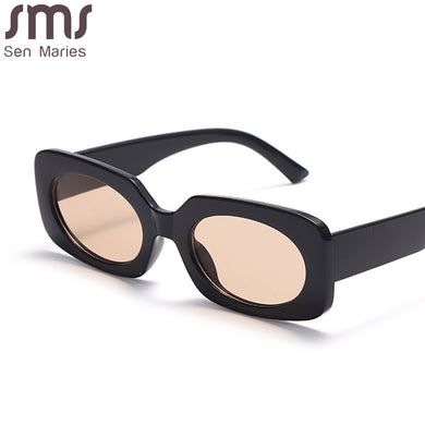 Retro Rectangle Sunglasses  Women Men Vintage Sun Glasses UV400 Goggle Shades Oval Lens Eyewear Gafas De Sol