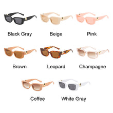 Load image into Gallery viewer, Retro Rectangle Sunglasses Women Brand Designer Vintage Small Frame Sun Glasses Ladies Classic Black Square Oculos De Sol