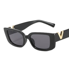 Load image into Gallery viewer, Retro Rectangle Sunglasses Women Brand Designer Vintage Small Frame Sun Glasses Ladies Classic Black Square Oculos De Sol
