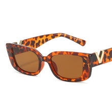 Load image into Gallery viewer, Retro Rectangle Sunglasses Women Brand Designer Vintage Small Frame Sun Glasses Ladies Classic Black Square Oculos De Sol