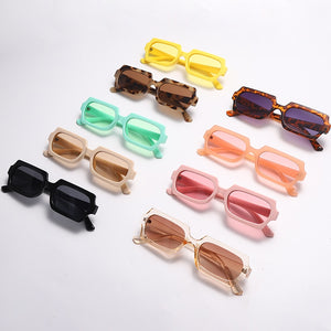 Retro Rectangle Sunglasses Women Vintage Small Square Sun Glasses Men UV400 Shades Ladies Classical Eyewear Gafas De Sol