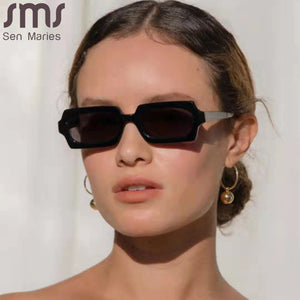 Retro Rectangle Sunglasses Women Vintage Small Square Sun Glasses Men UV400 Shades Ladies Classical Eyewear Gafas De Sol