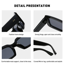 Load image into Gallery viewer, Retro Rectangle Sunglasses Women and Men Vintage Small Square Sun Glasses UV Protection Glasse
