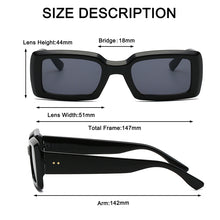 Load image into Gallery viewer, Retro Rectangle Sunglasses Women and Men Vintage Small Square Sun Glasses UV Protection Glasse
