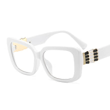 Load image into Gallery viewer, Retro Rectangle Women Optical Glasses Frame Clear Lens Eyewear Men Colorful Wide Legs Eyeglasses Frame