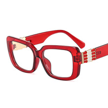 Load image into Gallery viewer, Retro Rectangle Women Optical Glasses Frame Clear Lens Eyewear Men Colorful Wide Legs Eyeglasses Frame