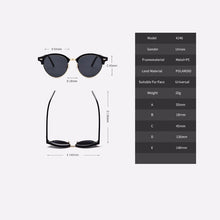 Load image into Gallery viewer, Retro Rice Nail Color Film Sunglasses Anti-Ultraviolet Trend All-Match Reflective Sunglasses Oculos Dsol Redondo