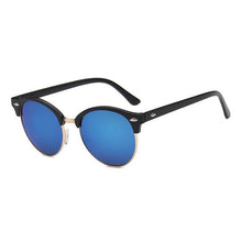 Load image into Gallery viewer, Retro Rice Nail Color Film Sunglasses Anti-Ultraviolet Trend All-Match Reflective Sunglasses Oculos Dsol Redondo