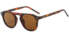 Load image into Gallery viewer, Retro Rivet Women‘s Sunglasses Round Pilot Eyewear Trending Single Bridge Black Yellow Sun Glasses Men Shades