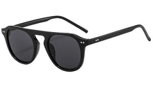 Load image into Gallery viewer, Retro Rivet Women‘s Sunglasses Round Pilot Eyewear Trending Single Bridge Black Yellow Sun Glasses Men Shades